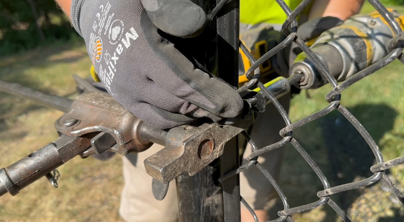 Expert fence installation with various materials